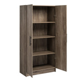 Prepac Elite 32-in W x 65-in H Wood Composite Drifted Gray Freestanding Utility Storage Cabinet