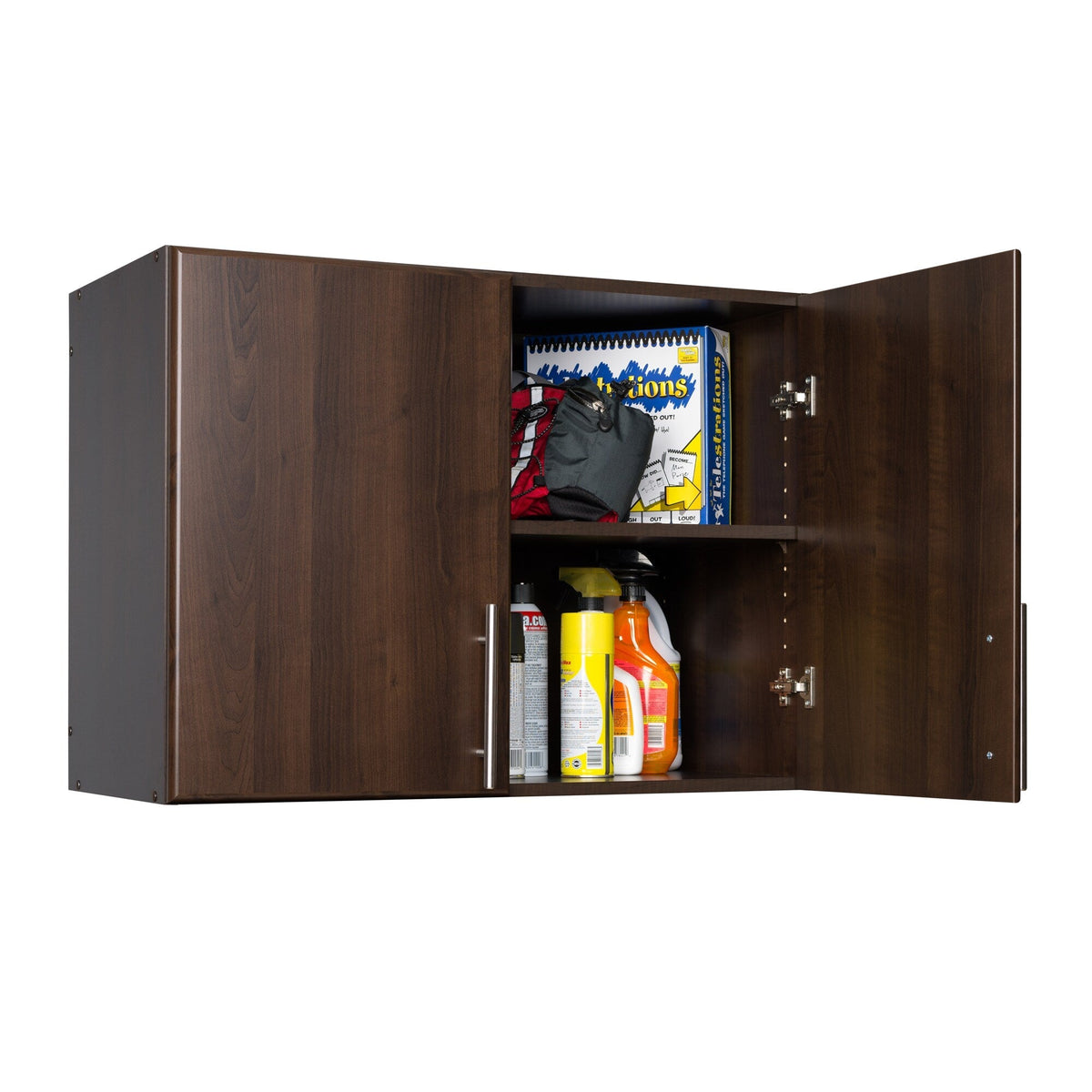 Prepac Elite 32-in W x 24-in H Wood Composite Espresso Wall-mount Utility Storage Cabinet