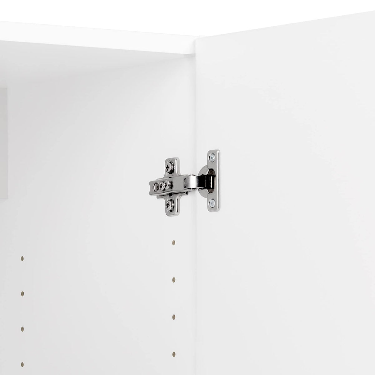 Prepac Elite 64-in W x 89-in H Wood Composite White Freestanding Utility Storage Cabinet