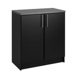 Prepac Elite 96-in W x 89-in H Wood Composite Black Freestanding Utility Storage Cabinet