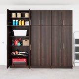 Prepac Elite 32-in W x 65-in H Wood Composite Espresso Freestanding Utility Storage Cabinet