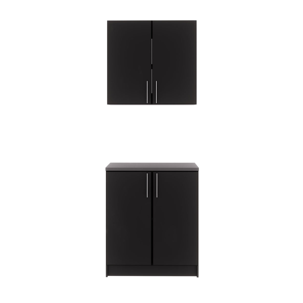 Prepac Elite 32-in W x 89-in H Wood Composite Black Freestanding Utility Storage Cabinet
