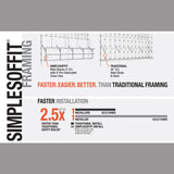 Armstrong Ceilings 1.5-in W x 48-in L x 1.25-in D SimpleSoffit Galvanized Steel Wall Framing Stud