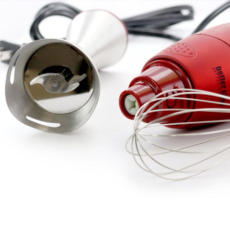 DualPro 2-Speed Red Handheld Immersion Blender
