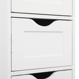 Winado 22.04-in W x 32.28-in H 4-Tier Freestanding Mdf Bag Organizer
