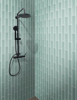 Apollo Tile Colorway Cadet Blue 3-in x 12-in Glossy Glass Brick Subway Wall Tile (5-sq. ft/ Carton)