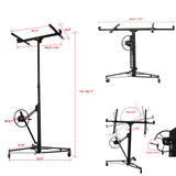 AHIOU HOME 16-ft 16-ft H x 54-in L x 54-in W Carbon/Steel Drywall Lift