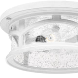 Quoizel Marblehead 10.25-in W Fresco Outdoor Flush Mount Light