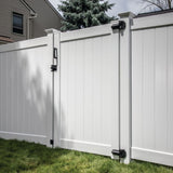 Freedom Bolton 6-ft H x 8-ft W White Privacy Vinyl Fence Panel (Unassembled)