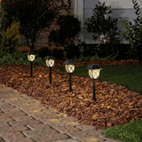 Portfolio 4X Brighter 4.8-Lumen Black Solar Integrated LED Path Light, 3500K