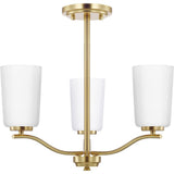 Progress Lighting Adley 3-Light Satin Transitional Chandelier