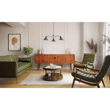 Progress Lighting Trimble 3-Light Matte Black Industrial Chandelier