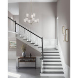 Progress Lighting Adley 9-Light Brushed Nickel Transitional Chandelier