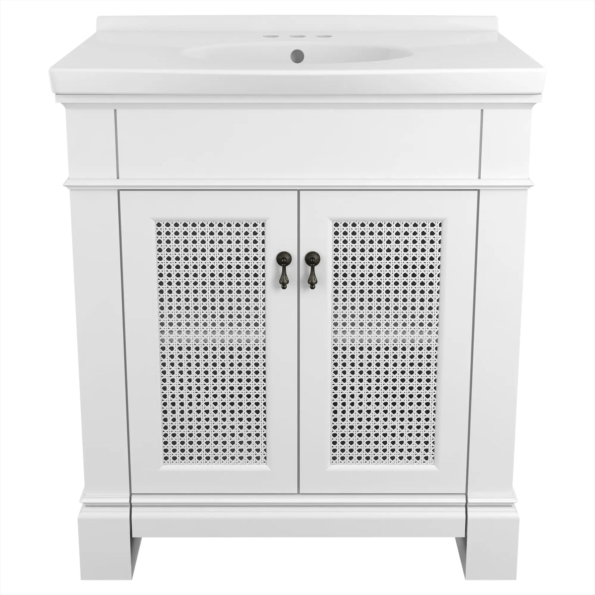 American Standard Portsmouth 30-in White Bathroom Vanity Cabinet