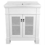 American Standard Portsmouth 30-in White Bathroom Vanity Cabinet