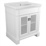 American Standard Portsmouth 30-in White Bathroom Vanity Cabinet