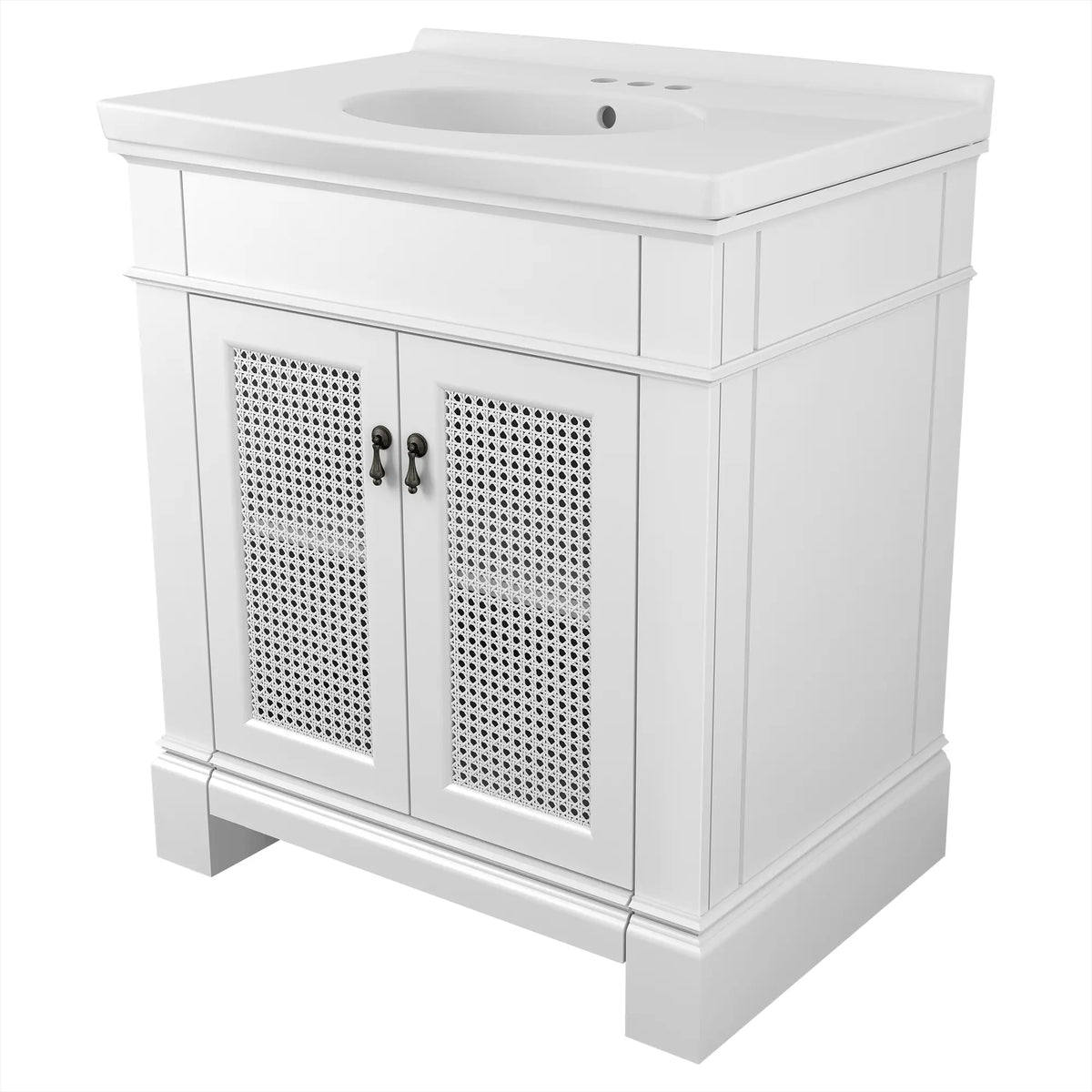 American Standard Portsmouth 30-in White Bathroom Vanity Cabinet