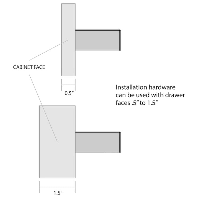 Origin 21 Hilo (96mm) Center to Center Rectangular Bar Drawer Pull