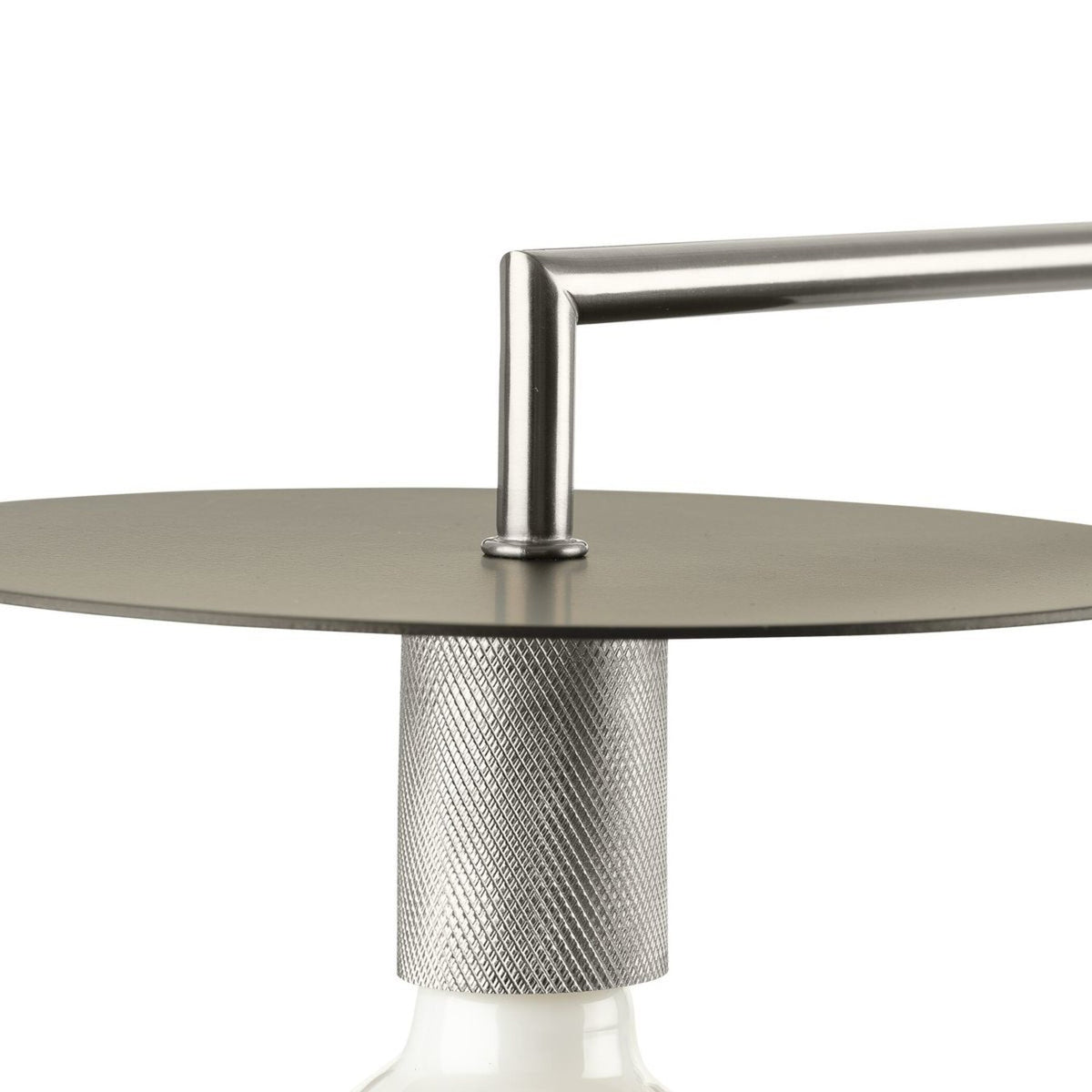 Progress Lighting Trimble 2-Light Brushed Nickel Industrial Chandelier