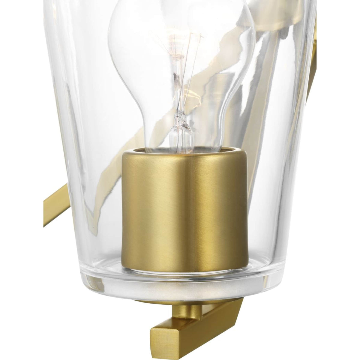 Progress Lighting Vertex 5-Light Brushed Gold Modern/Contemporary Chandelier