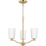 Progress Lighting Adley 3-Light Satin Transitional Chandelier
