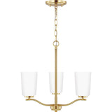 Progress Lighting Adley 3-Light Satin Transitional Chandelier