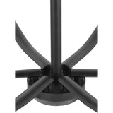 Progress Lighting Adley 9-Light Matte Black Transitional Chandelier