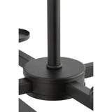 Progress Lighting Vertex 4-Light Matte Black Modern/Contemporary Drum Medium Hanging Pendant Light