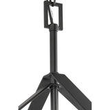Progress Lighting Vertex 4-Light Matte Black Modern/Contemporary Drum Medium Hanging Pendant Light