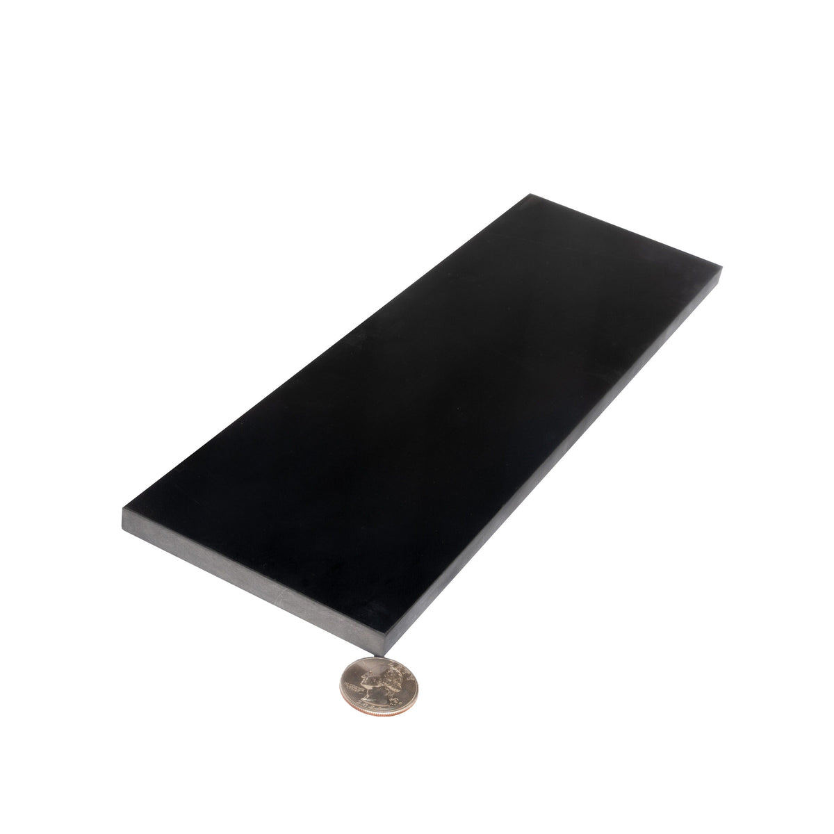 Apollo Tile Black 4-in x 12-in Honed Natural Stone Marble Brick Floor and Wall Tile (5-sq. ft/ Carton)