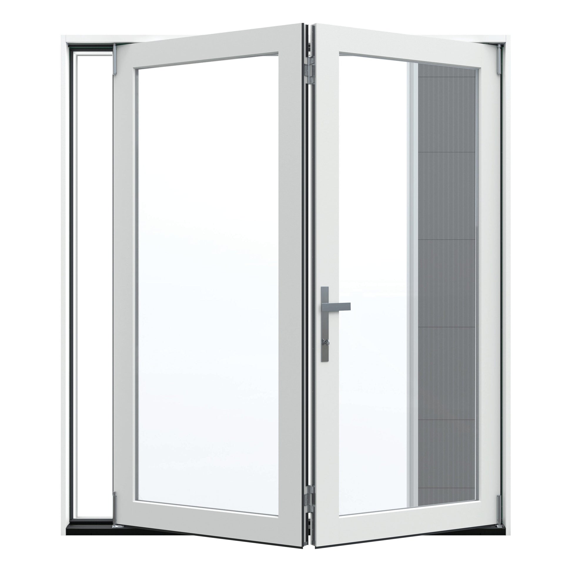 JELD-WEN 72-in x 80-in Fiberglass Folding, Right-hand folding – product-only view