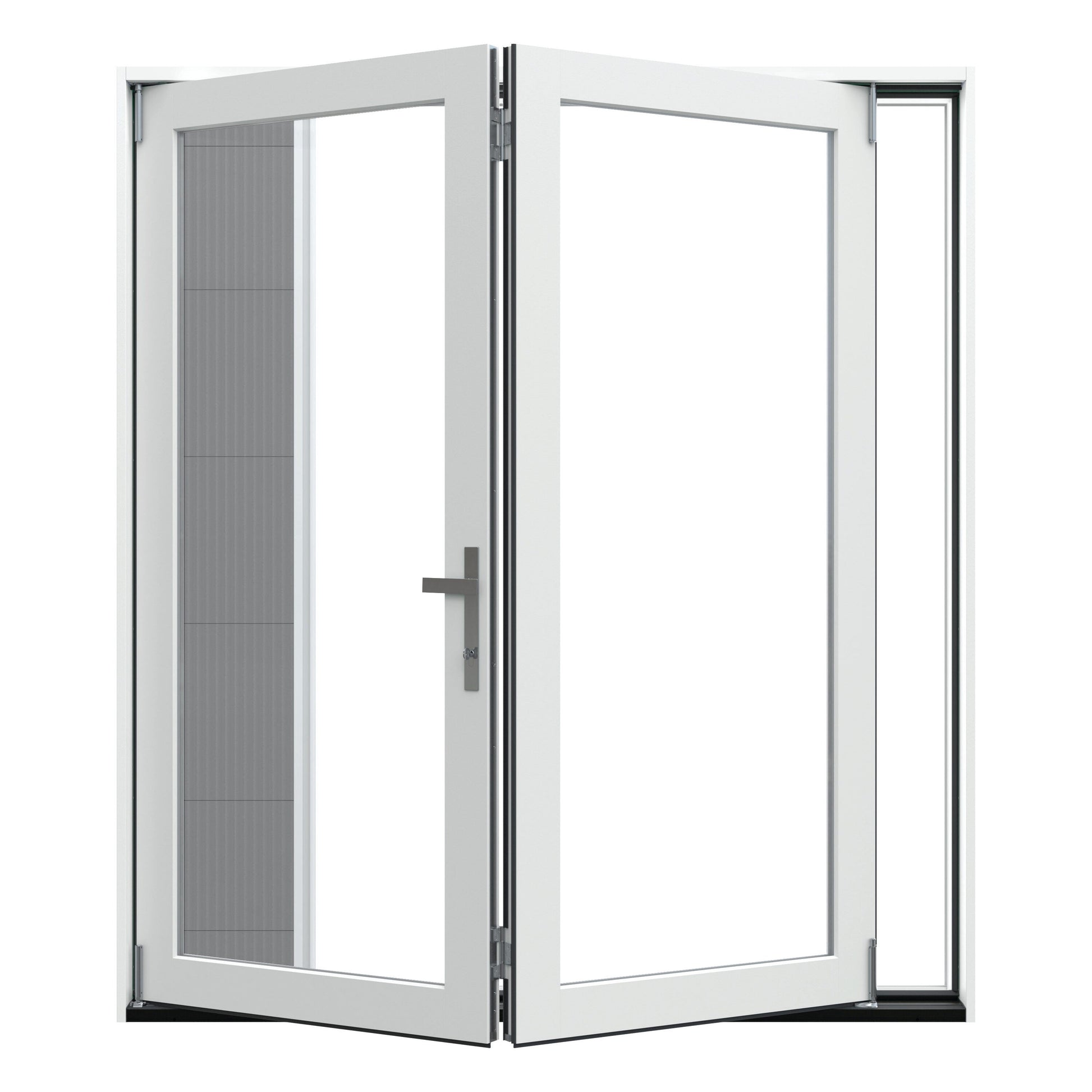 JELD-WEN 72-in x 80-in Fiberglass Folding, Left-hand folding – product-only view