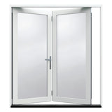 JELD-WEN 60-in x 80-in Fiberglass French, Right-hand folding – product-only view