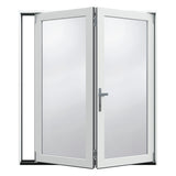 JELD-WEN 60-in x 80-in Fiberglass French, Right-hand folding – product-only view