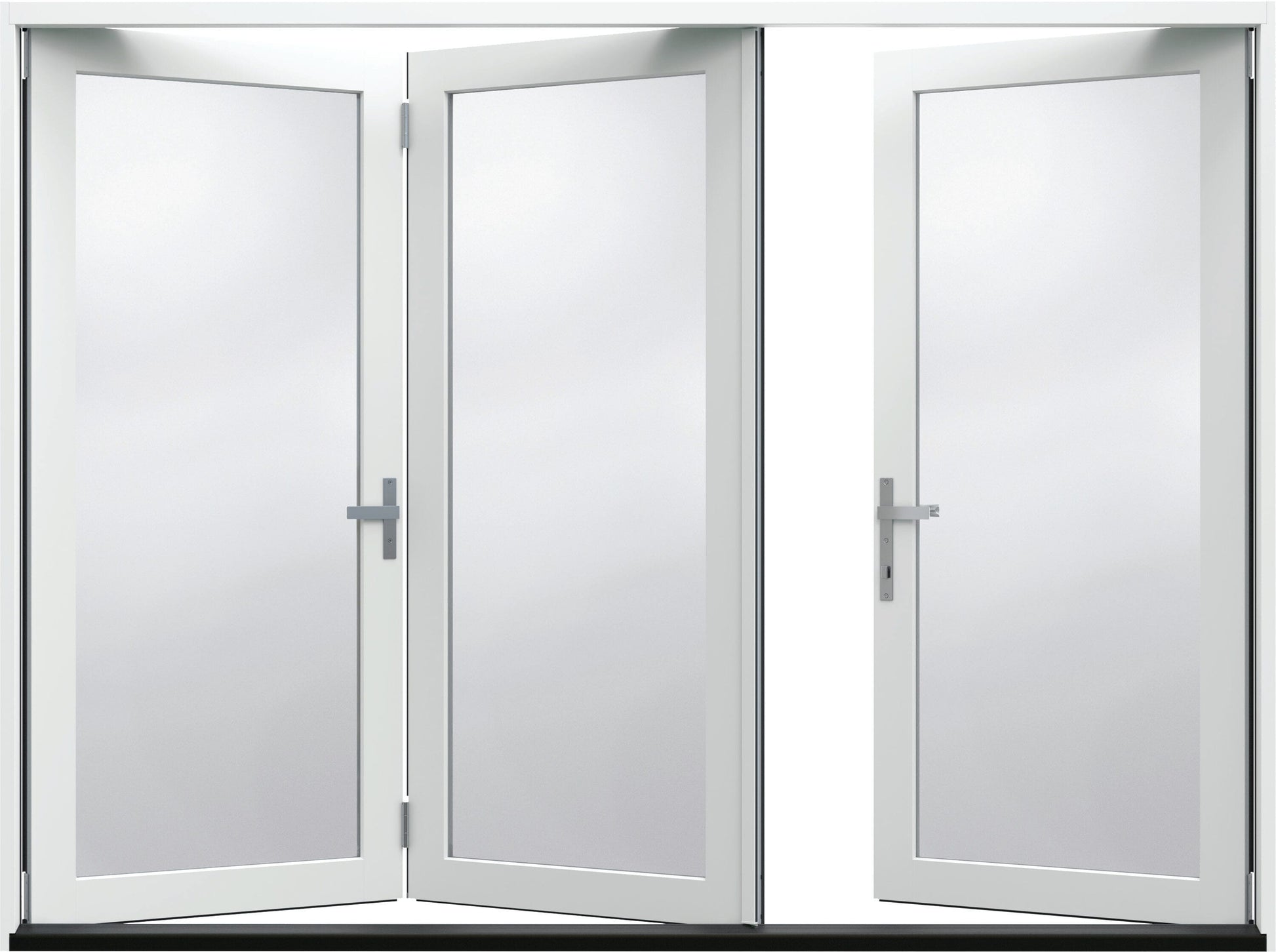 JELD-WEN 108-in x 80-in Fiberglass Folding, Right-hand folding – product-only view