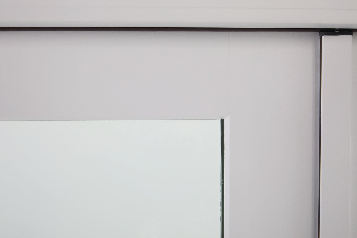 JELD-WEN 60-in x 80-in Fiberglass French, Left-hand outswing – additional view 10