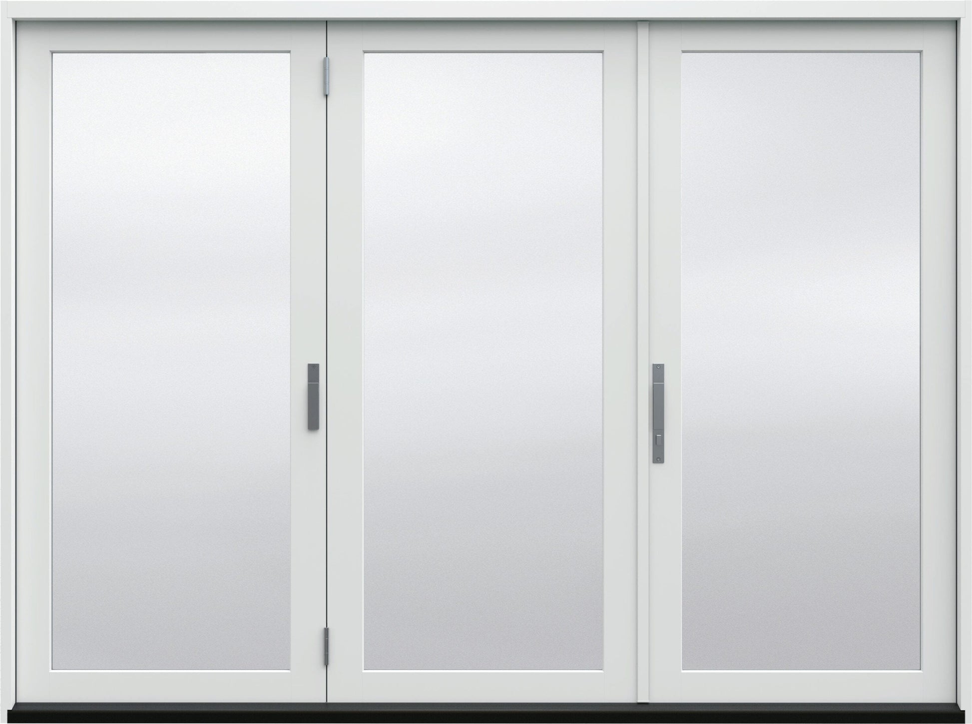 JELD-WEN 108-in x 80-in Fiberglass Folding, Right-hand folding – product-only view