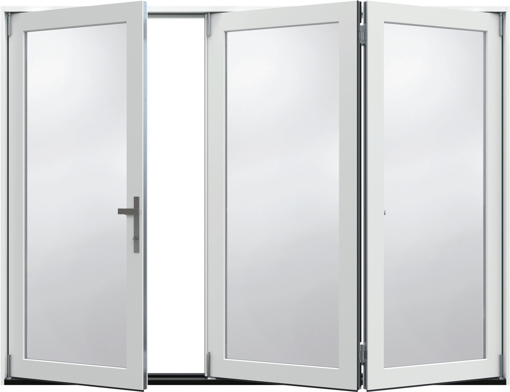 JELD-WEN 108-in x 80-in Fiberglass Folding, Right-hand folding – additional view 8