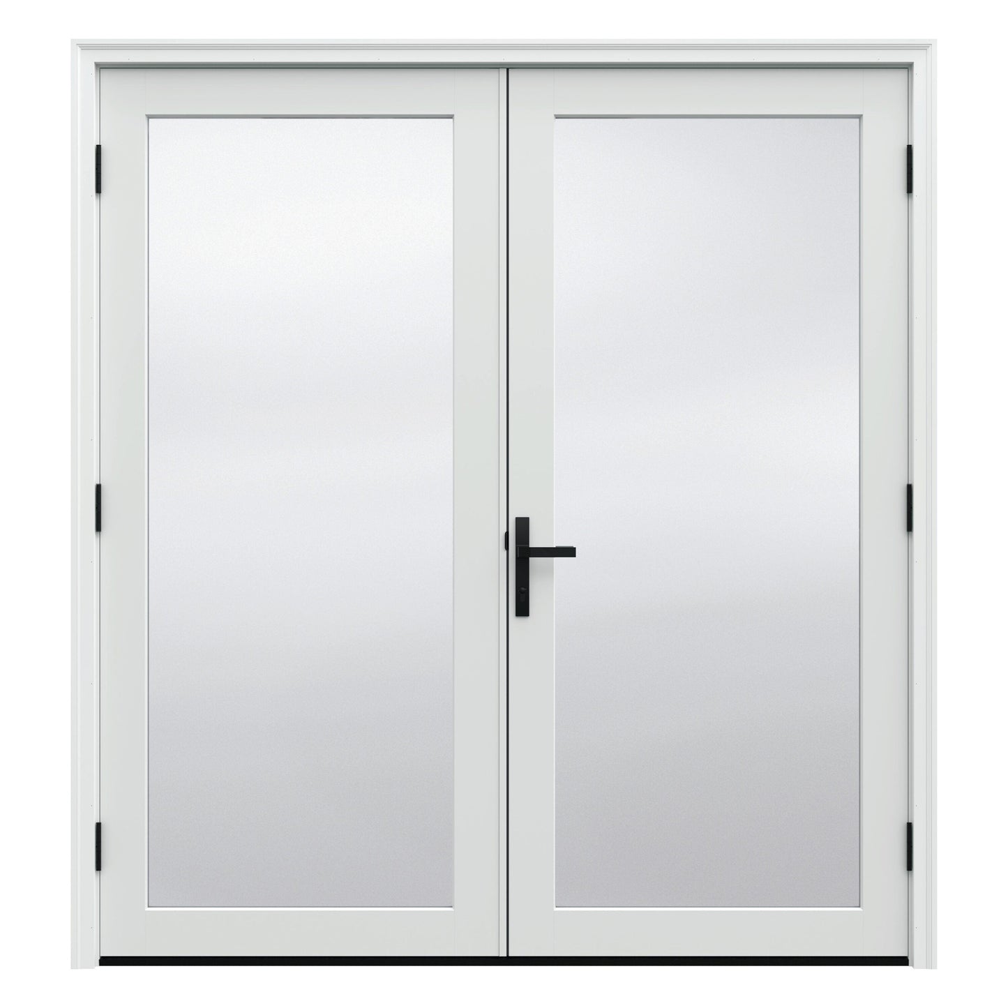 JELD-WEN 60-in x 80-in Fiberglass French, Left-hand outswing – primary product view