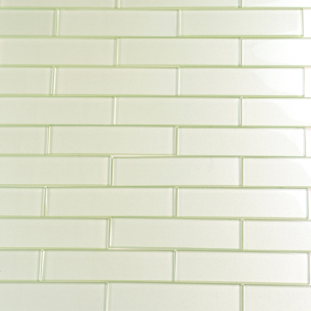 Apollo Tile (Sample) Cosmos Blue 4-in x 4-in Glossy Glass Brick Mosaic Wall Tile