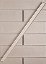 Apollo Tile 10-Pack Beige 1/2-in x 12-in Glass Pencil Tile (0.5-sq. ft/ Carton)