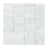 Apollo Tile (Sample) White 4-in x 4-in Honed Marble Mixed Pattern Mosaic Floor and Wall Tile