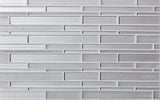 Apollo Tile Glacier White 12-in x 12-in Honed Glass Linear Patterned Floor and Wall Tile (5-sq. ft/ Carton)