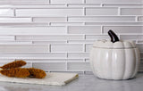 Apollo Tile Glacier White 12-in x 12-in Honed Glass Linear Patterned Floor and Wall Tile (5-sq. ft/ Carton)