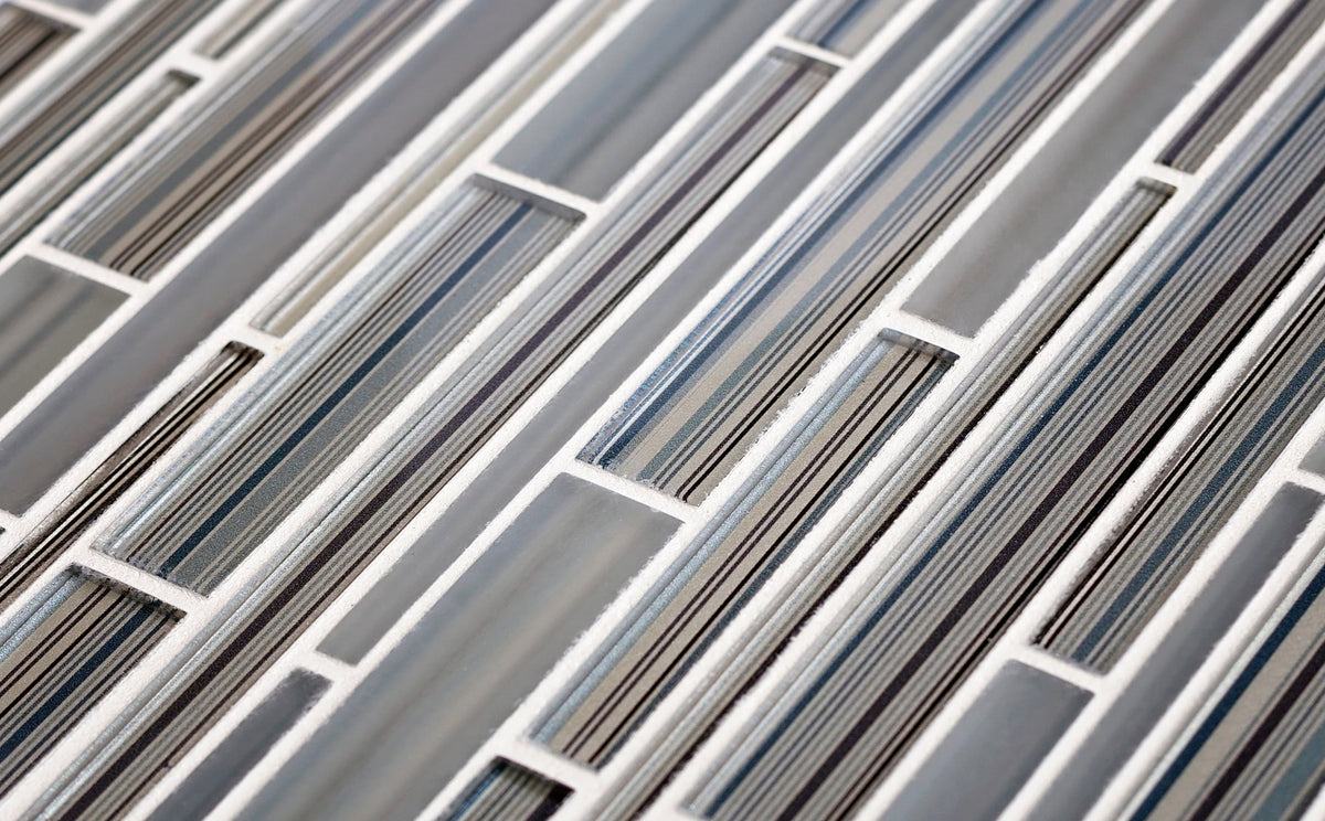 Apollo Tile (Sample) Wall Tile Blue 4-in x 4-in Honed Glass Patterned Floor and Wall Tile
