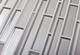Apollo Tile Glacier White 12-in x 12-in Honed Glass Linear Patterned Floor and Wall Tile (5-sq. ft/ Carton)