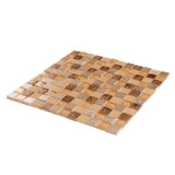 Apollo Tile Phoenix Beige 12-in x 12-in Glossy Glass, Stone Marble Uniform Squares Wall Tile (4.75-sq. ft/ Carton)