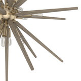 Hunter Jupiter Star 18-Light Alturas Gold Mid-century Sputnik LED Large Hanging Kitchen Island Light