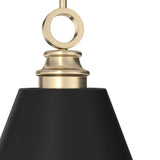 Hunter Klein 3-Light Alturas Gold Transitional Cone LED Medium Hanging Kitchen Island Light