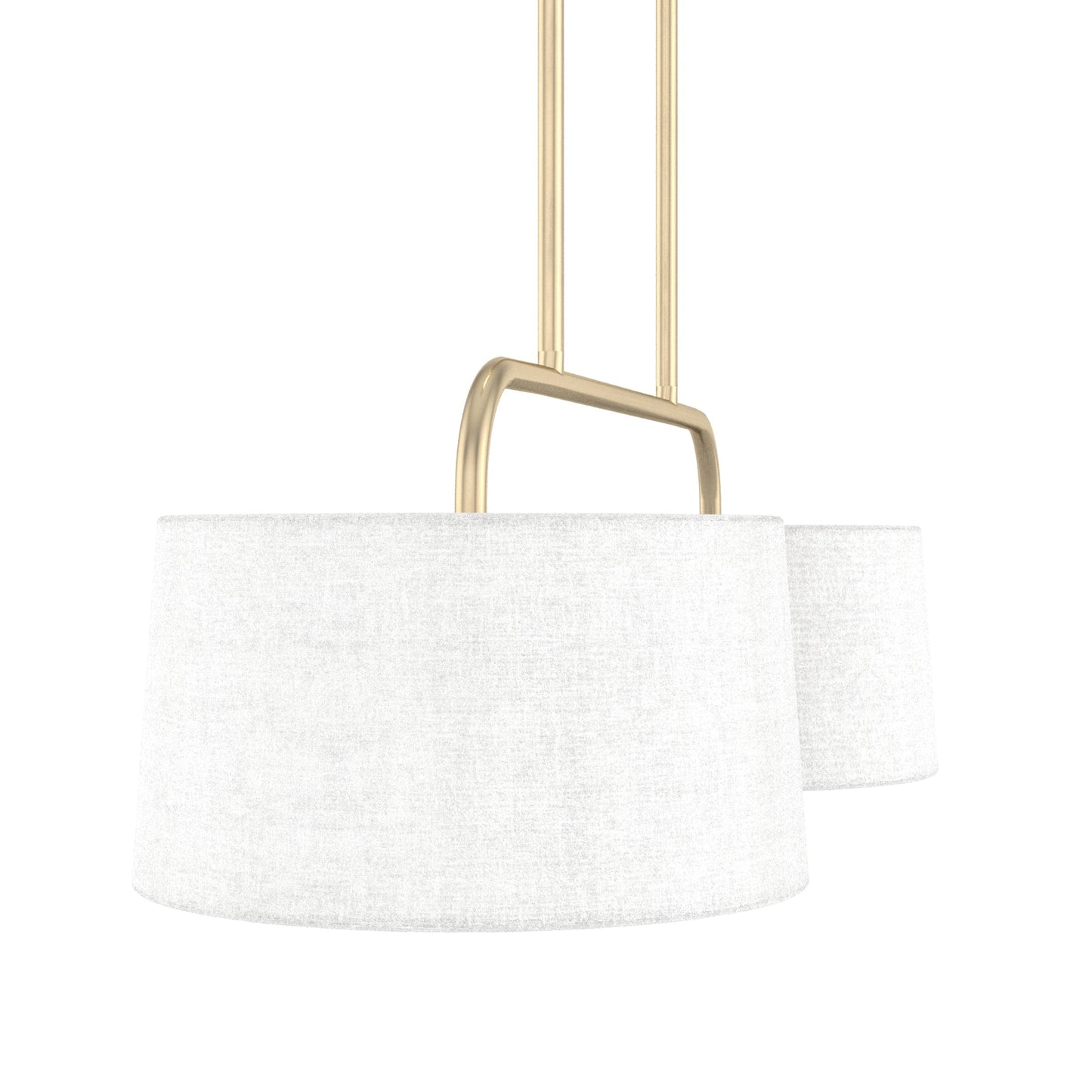 Hunter Cottage Hill 4-Light Alturas Gold Modern/Contemporary Drum LED Large Hanging Kitchen Island Light